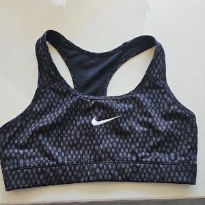 NIKE Womens Medium Sports Bra. Black And Gray!!
